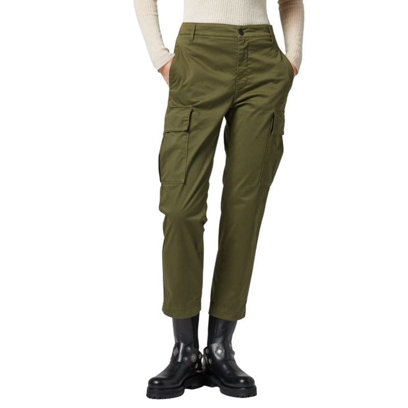 Layla Satin Cargo Trousers in Timo
