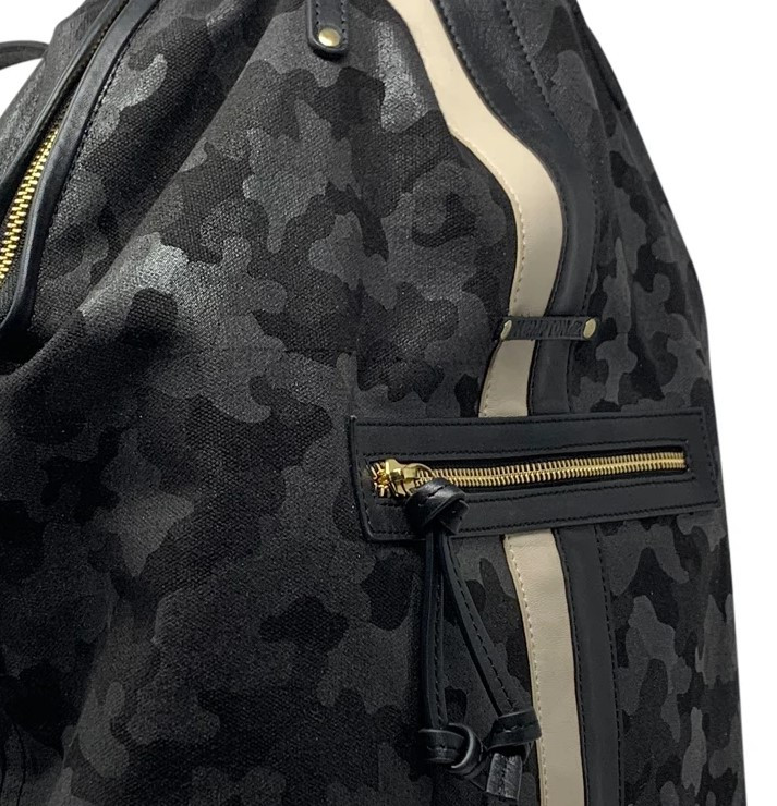 camo canvas backpack