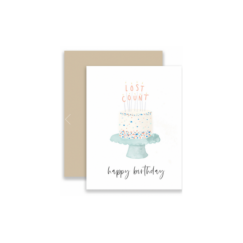 Lost Count Birthday Card