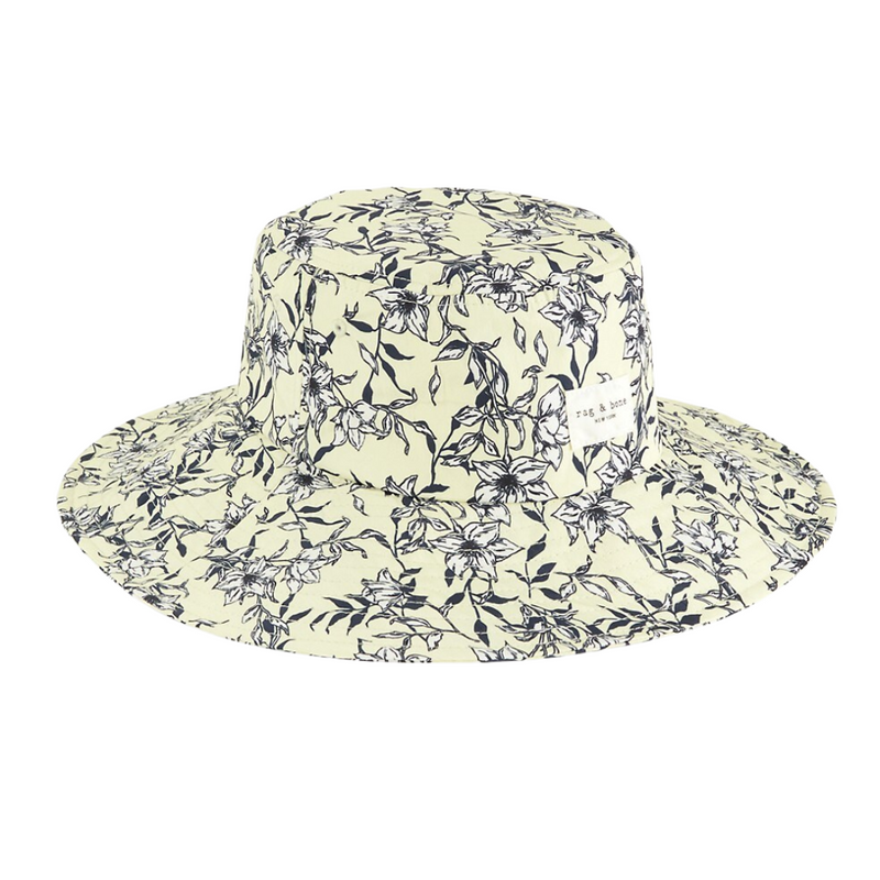 Addison Cruise Hat in Yellow Floral