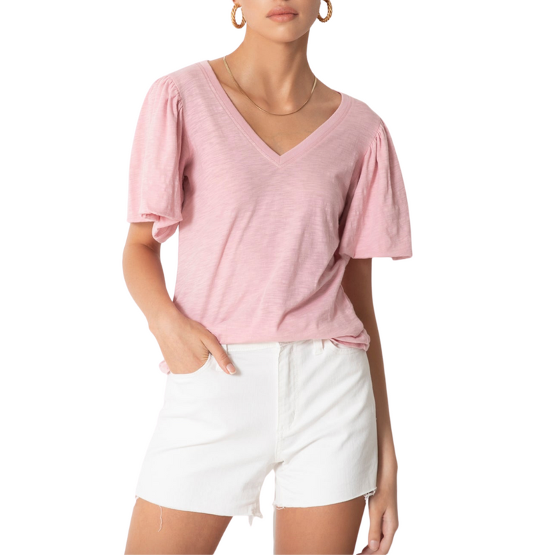 akiki off shoulder tops/ pink-