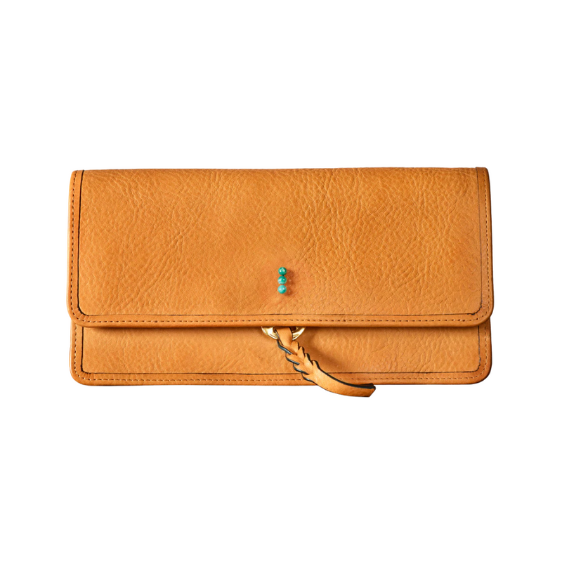 Charlotte Clutch with Turquoise 