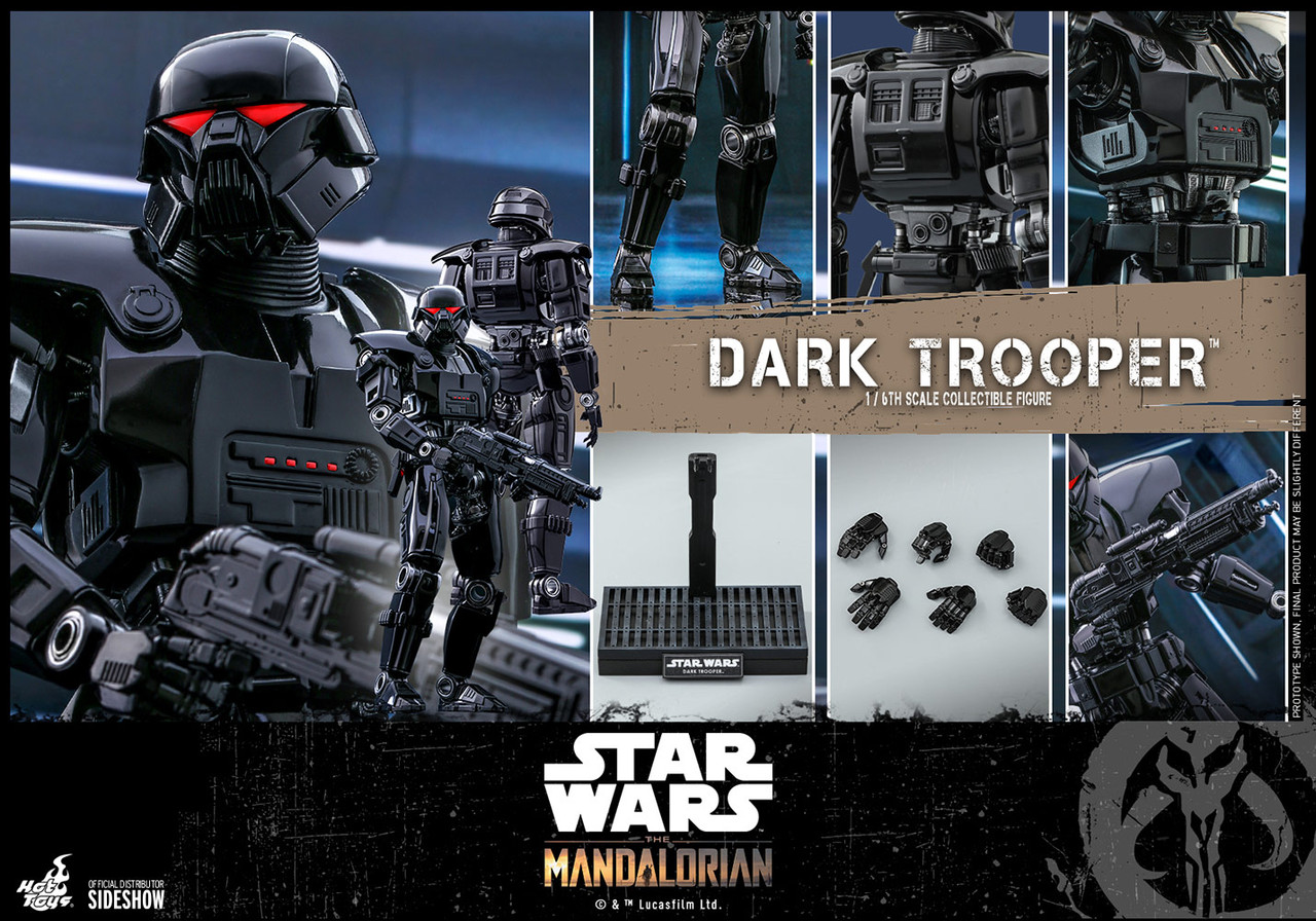 ホットトイズ TMS032 マンダロリアン ダーク・トルーパー 1/6フィギュア Hot Toys 1/6 Dark Trooper Action Figure