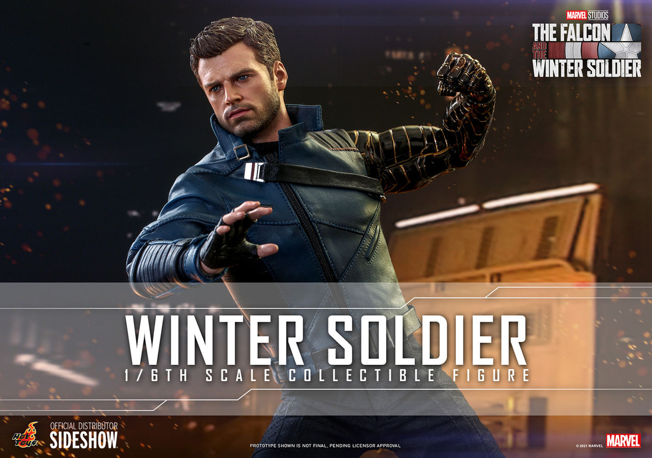 Hot Toys 1/6 TMS039 Winter Soldier Action Figure Marvel Studios The Falcon and  4