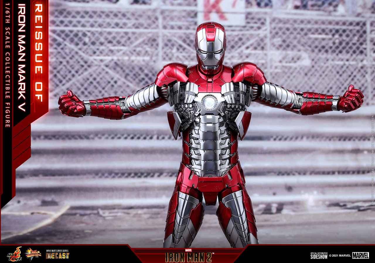 Hot Toys 1/6 Iron Man Mark V Figure