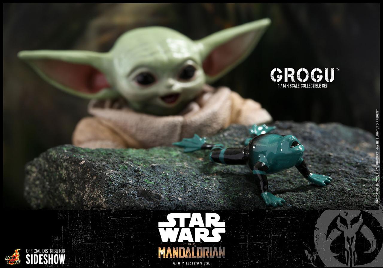 Hot Toys 1/6 Grogu Collectible Figure Set