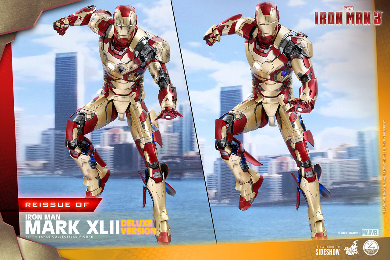 Hot Toys QS008 Iron Man Mark XLII Re-Issue 6