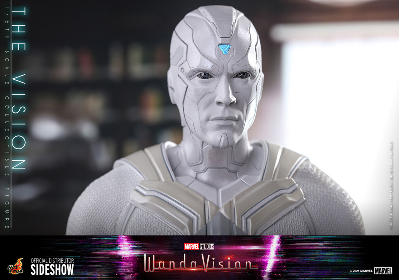 Hot Toys 1/6 12" TMS054 White Vision Action Figure