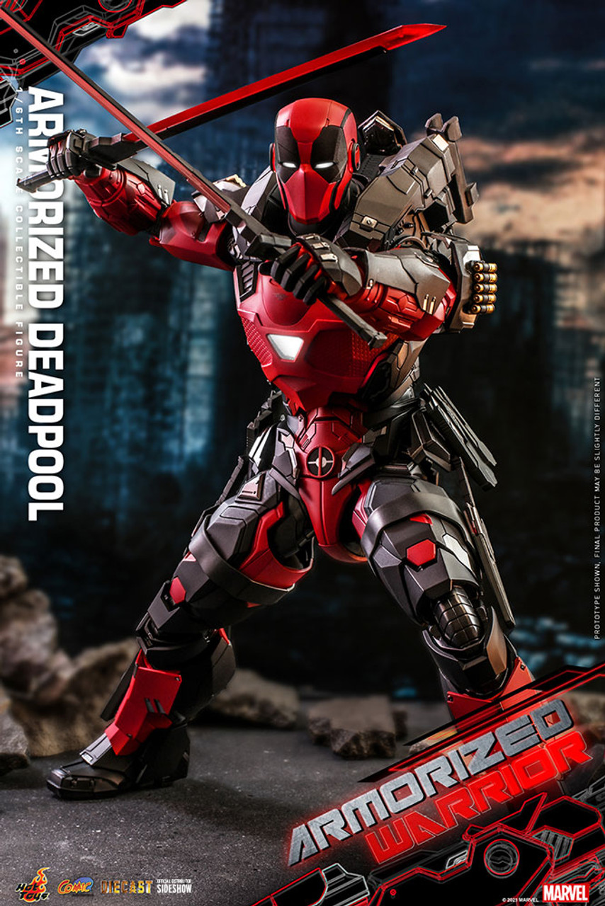Hot Toys 1/6 CMS09D42 Armorized Deadpool Action Figure