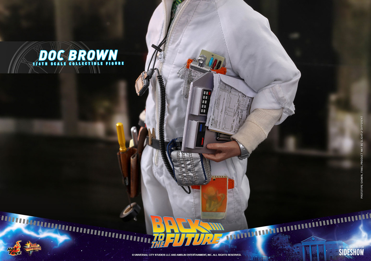 Hot Toys 1/6 Doc Brown BTTF I Action Figure MMS609 4