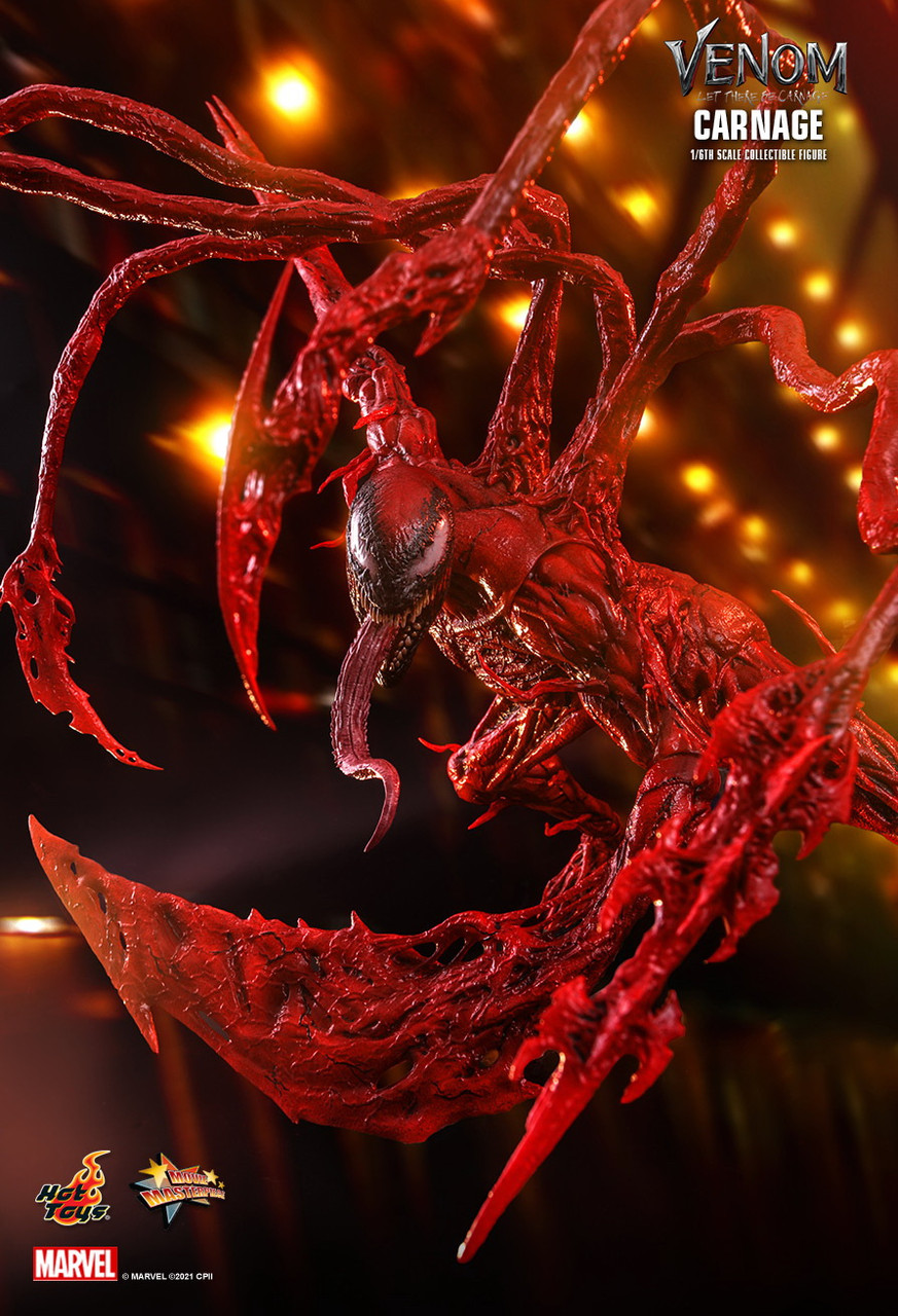 Hot Toys - ホットトイズ MMS620 ヴェノム 1/6 カーネイジ ボーナス付 venom Hot Toys 1/6 Carnage Deluxe Action Figure