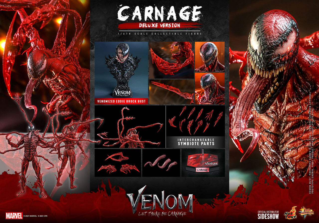 Hot Toys 1/6 Carnage Deluxe Action Figure MMS620 8