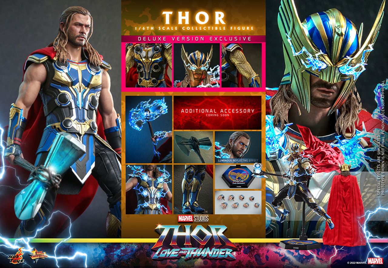 Hot Toys 1/6 Thor Love and Thunder Deluxe Action Figure MMS656 9