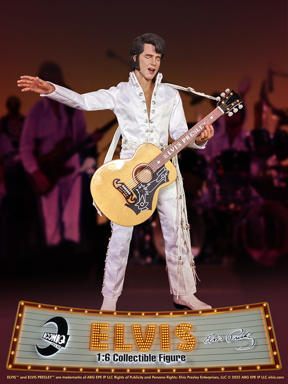 Iconiq Studios 1/6 Elvis Presley Vegas Edition Action Figure IQLS02  2