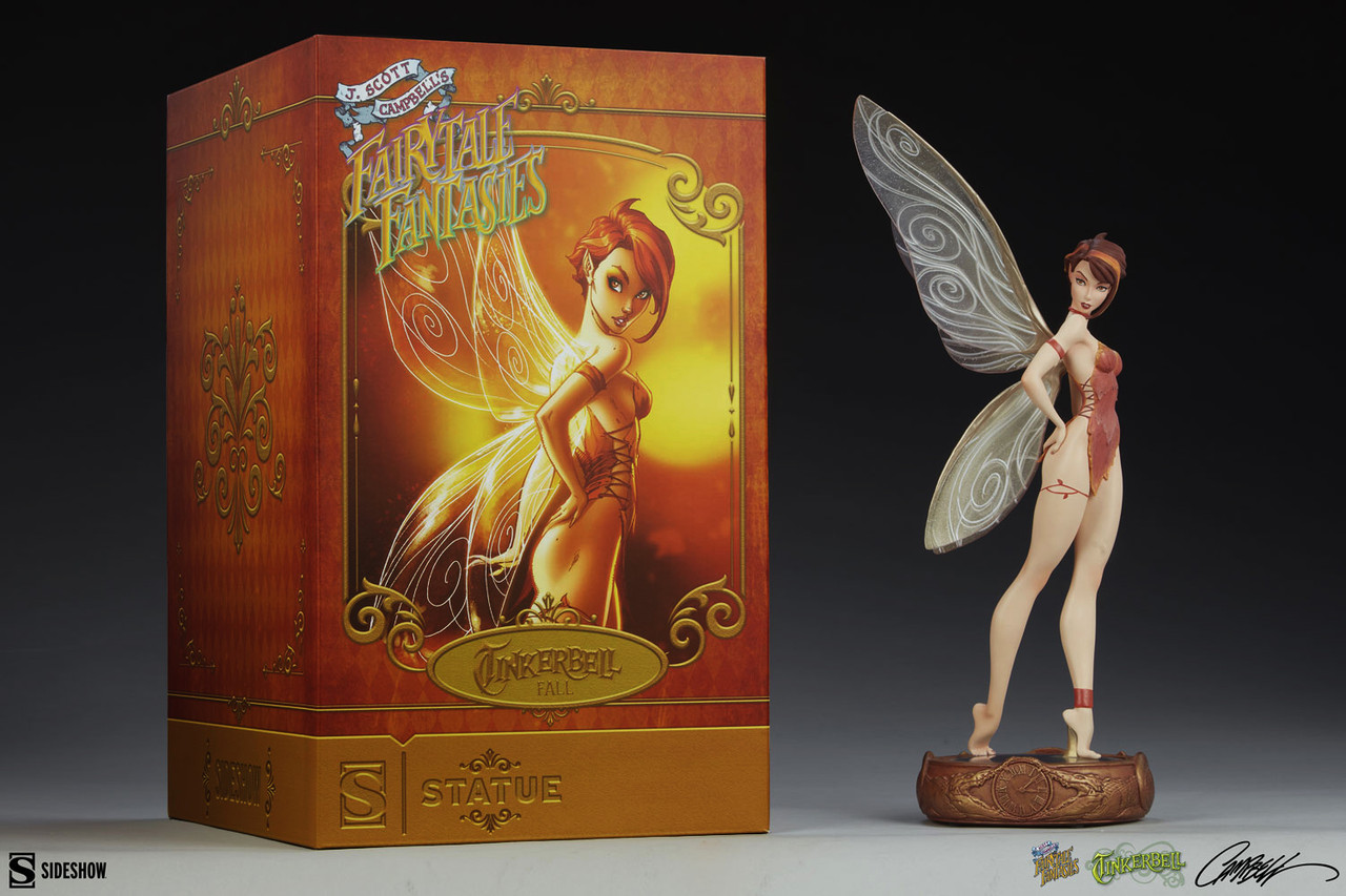 Sideshow Fairytale Fantasies Tinkerbell Fall Variant Statue Figure 2005054 8