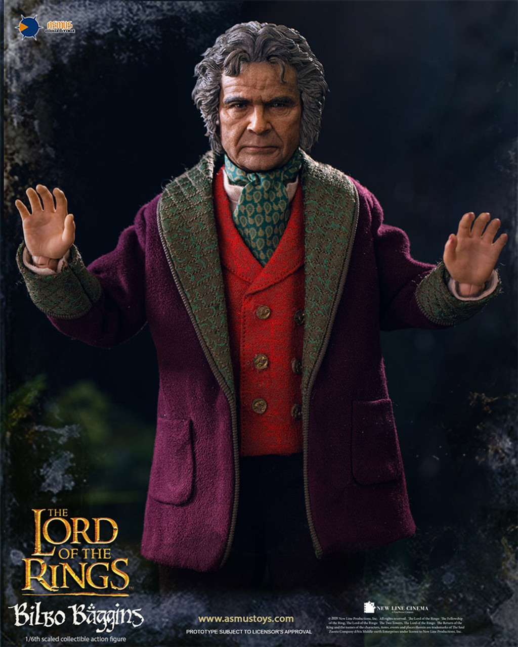 Asmus Toys 1/6 Bilbo Baggins Action Figure LOTR031 2