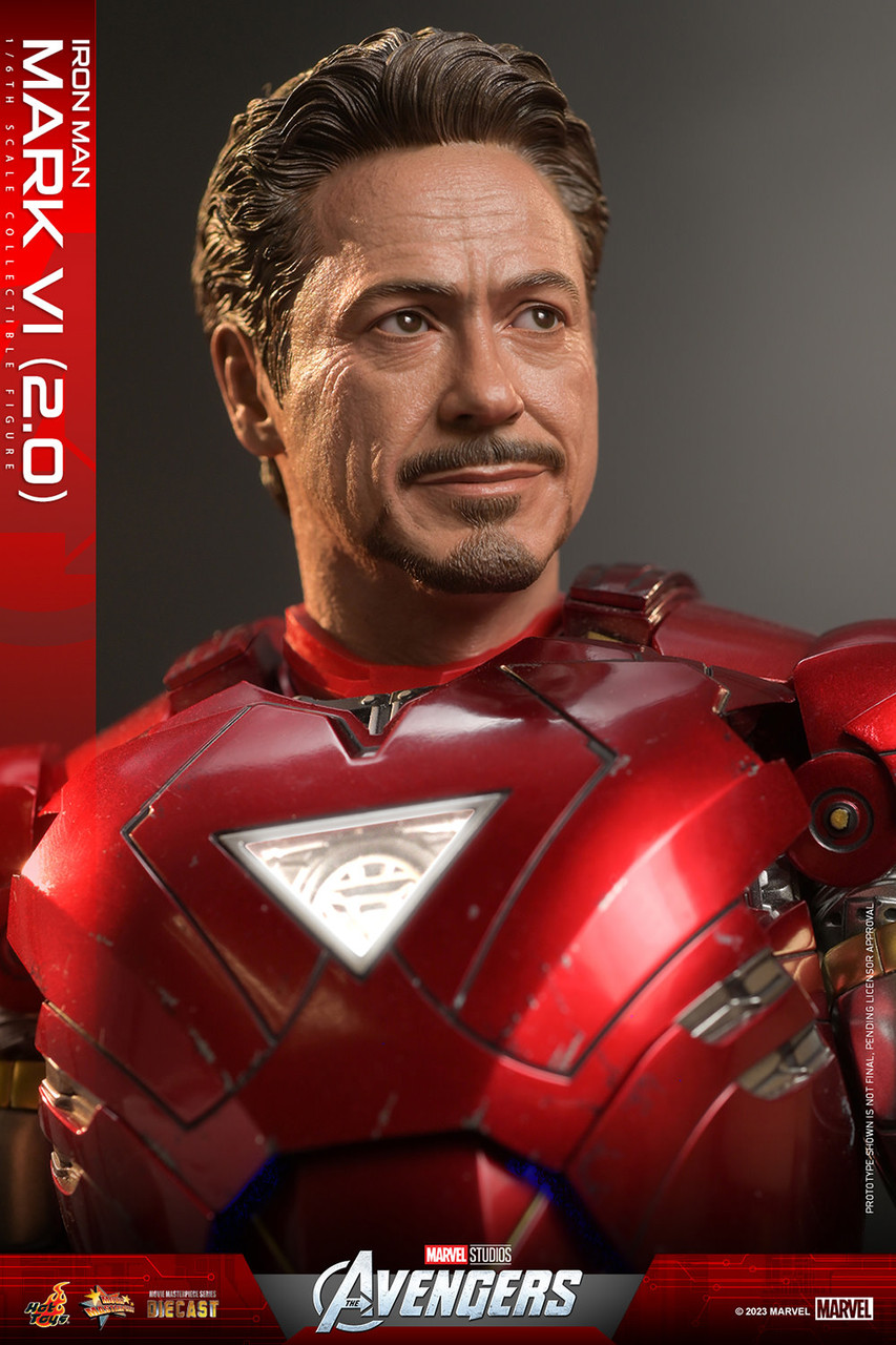 Hot Toys 1/6 Iron Man Mark VI (2.0) Figure MMS687D52 4