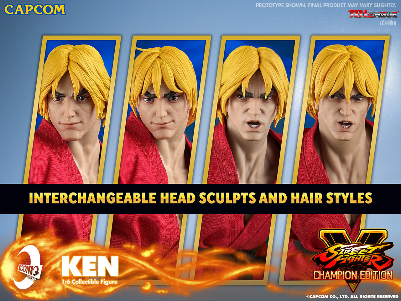 Iconiq Studios 1/6 Ken Masters Street Fighter Action Figure IQGS-04 7