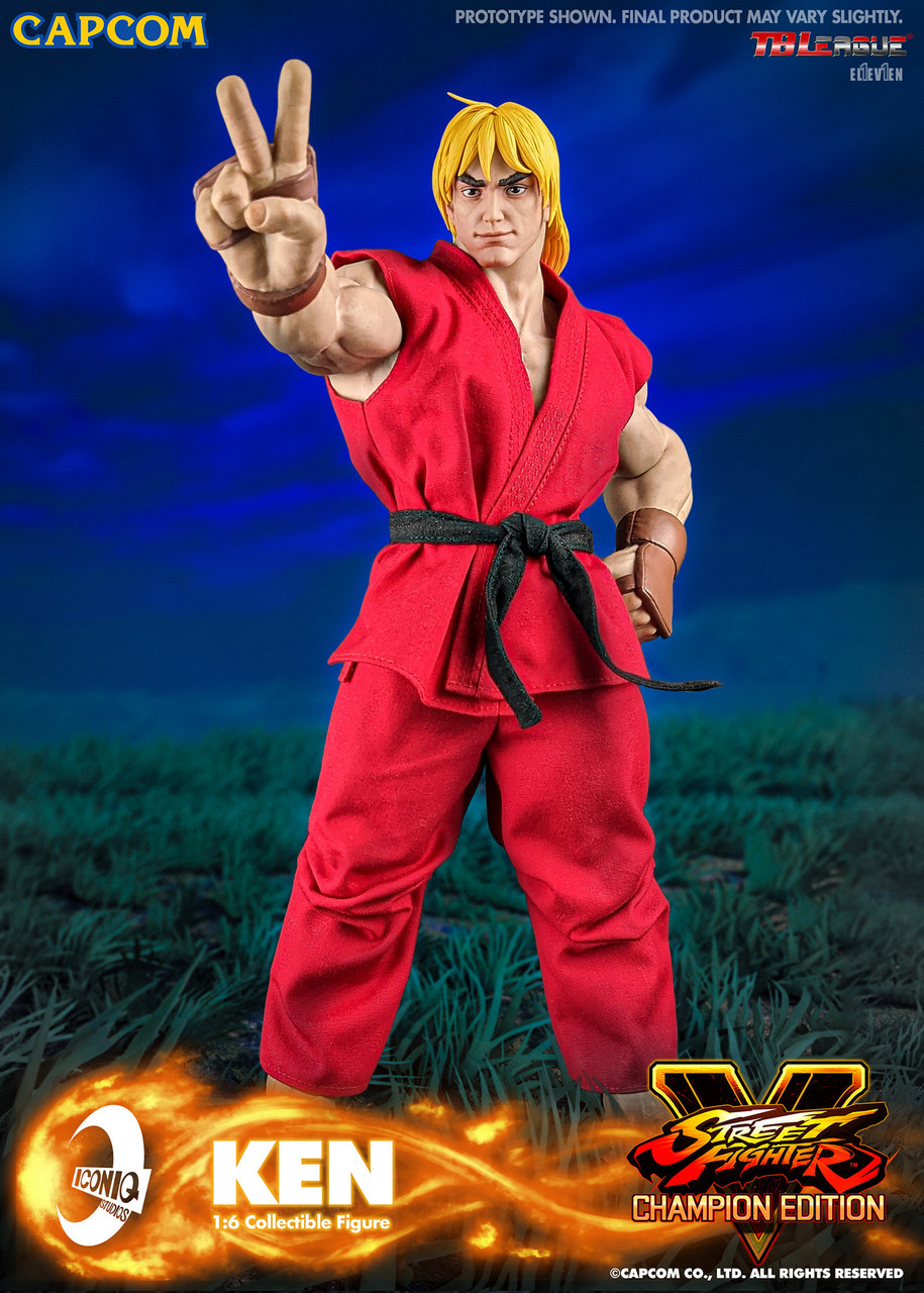 Iconiq Studios 1/6 Ken Masters Street Fighter Action Figure IQGS-04 1