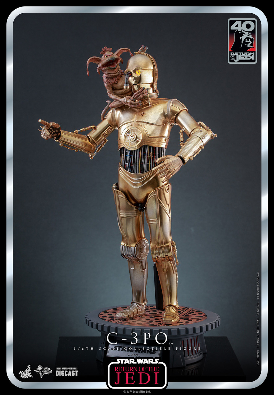 Hot Toys 1/6 C-3PO 40th ROTJ Figure