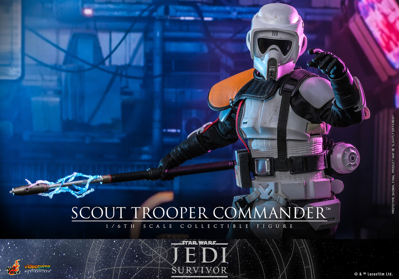 Hot Toys 1/6 Scout Trooper Commander "Jedi Survivor" VGM53 Action Figure 6