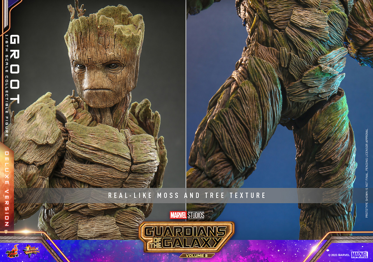 Hot Toys 1/6 Groot Deluxe Guardians of the Galaxy Vol.3 Action Figure MMS707 8