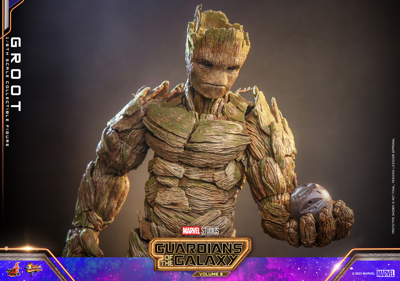 Hot Toys 1/6 Groot Guardians of the Galaxy Vol.3 Action Figure MMS706 5