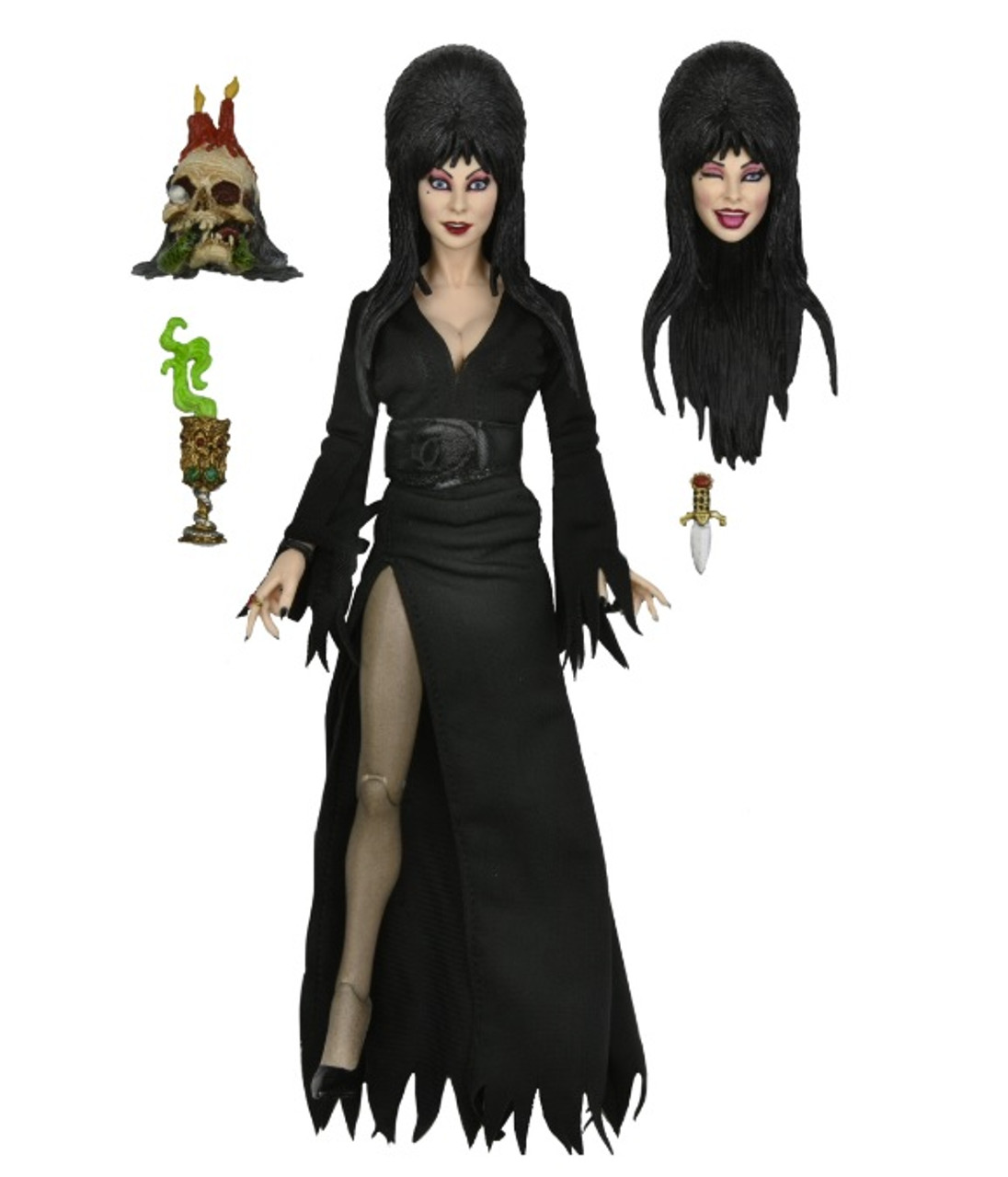 NECA 8" Elvira 56061 Cassandra Peterson Mistress of the Dark Unpleasant Dreams Action Figure 2