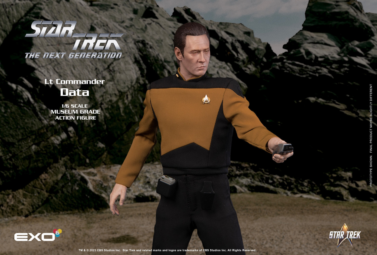 EXO-6 Star Trek 1/6 Lt. Commander Data Essential Version Action Figure EXO-01-073E 5