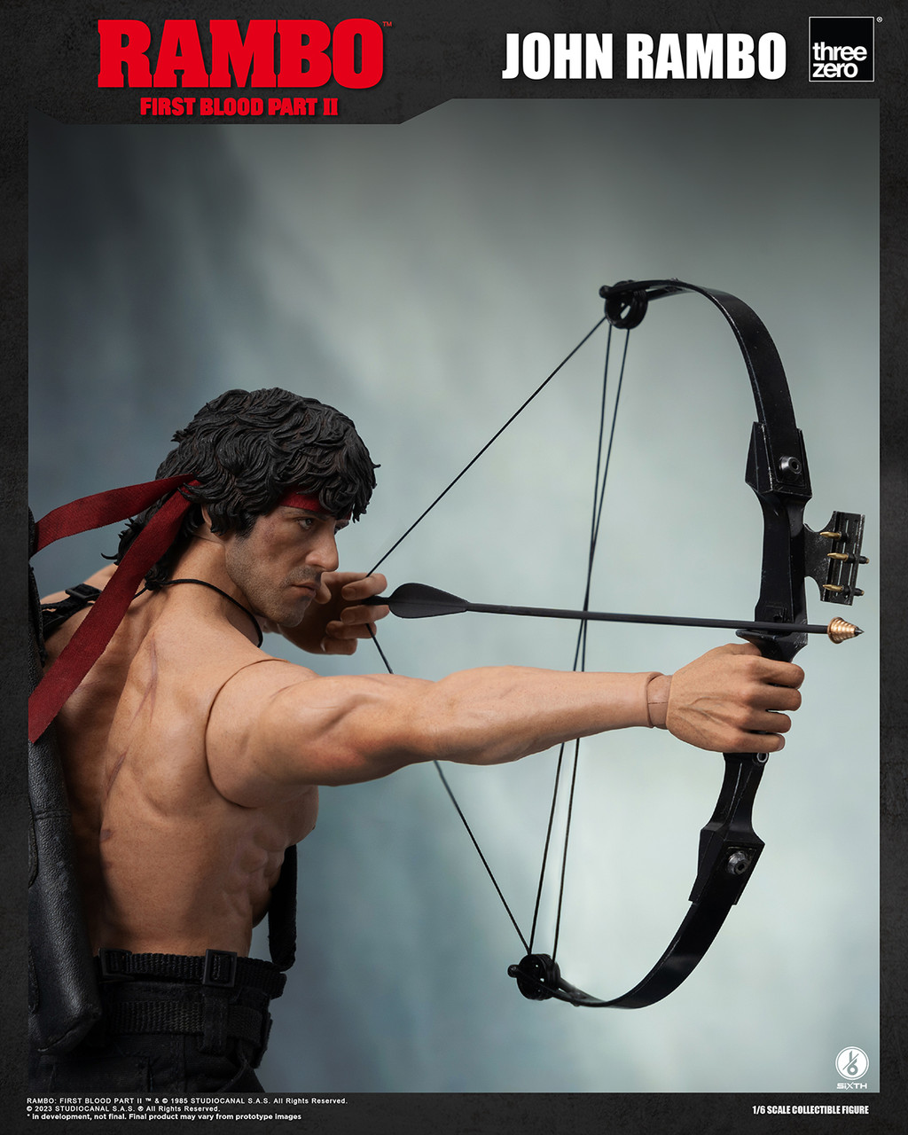 Threezero 1/6 3Z0328 Rambo: First Blood Part 2 Action Figure 3