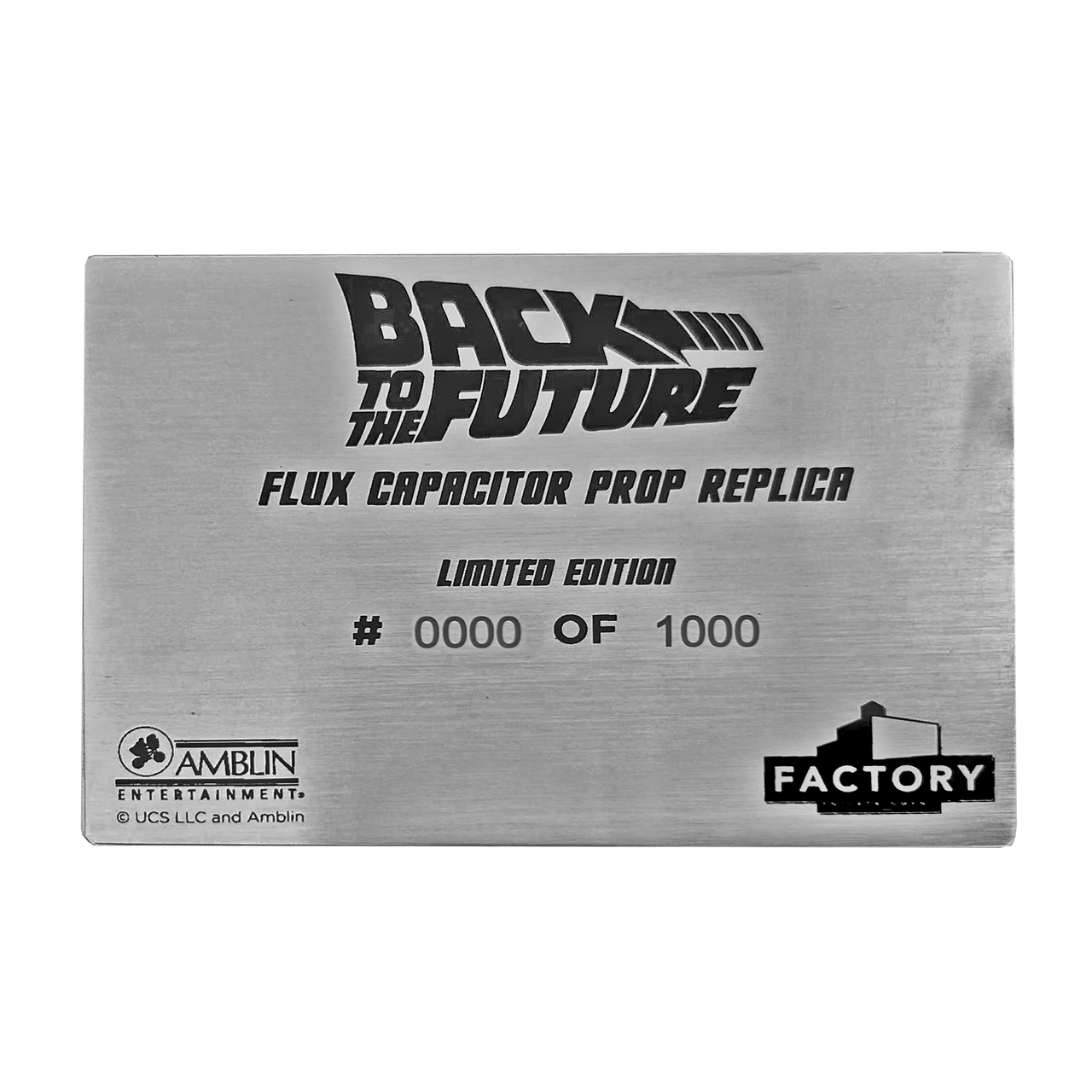 Factory Entertainment Flux Capacitor 1:1 Scale Prop Replica Back To The Future 408787 6