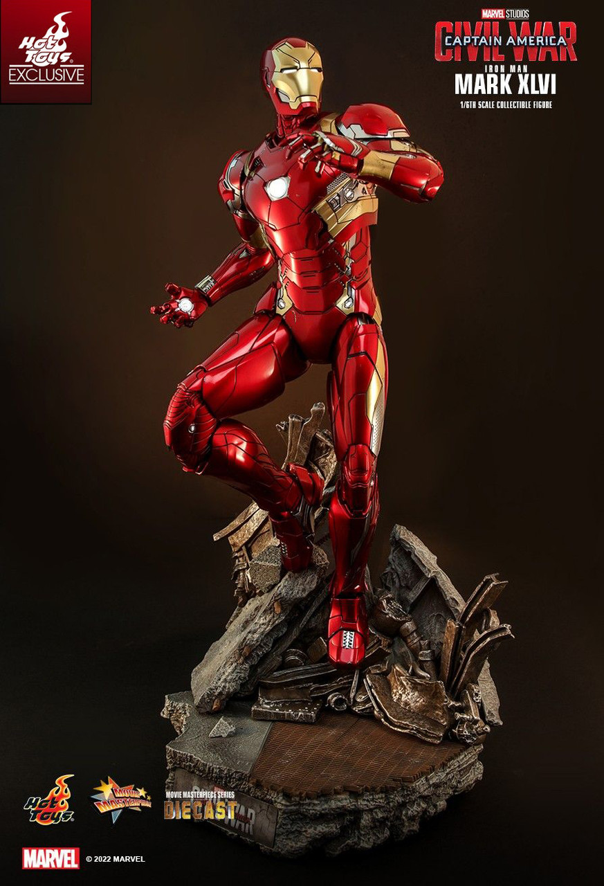 Hot Toys 1/6 MMS608D42 Iron Man Mark XLVI Exclusive Action Figure 4