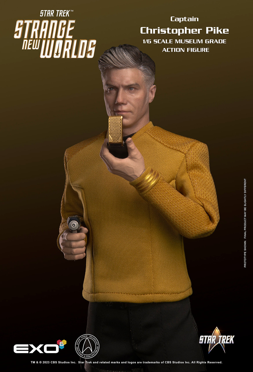 EXO-6 Star Trek 1/6 EXO-02-081 Captain Christopher Pike Action Figure Star Trek Strange New World 5