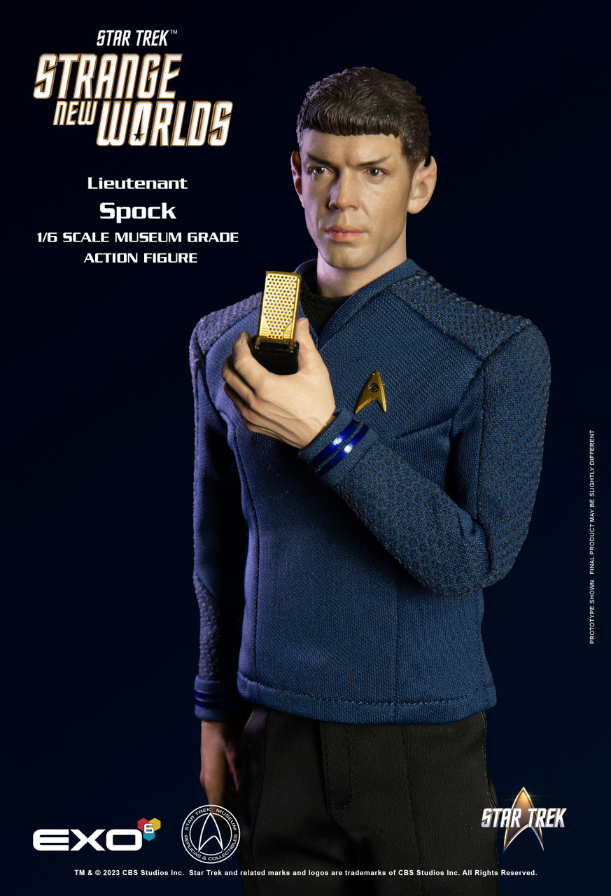 EXO-6 Star Trek 1/6 EXO-02-058 Lt Lieutenant Spock Action Figure Star Trek Strange New World 4