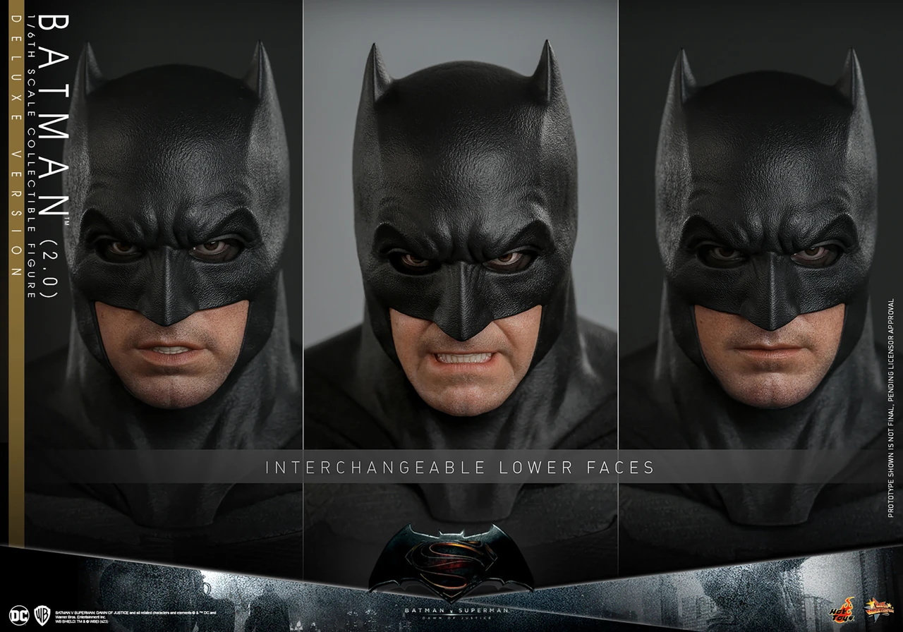 Hot Toys 1/6 MMS732 Dawn of Justice Batman 2.0 Deluxe Action Figure vs Superman 7