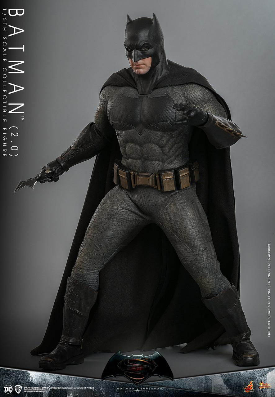 Hot Toys 1/6 MMS731 Dawn of Justice Batman 2.0 Action Figure  vs Superman 2