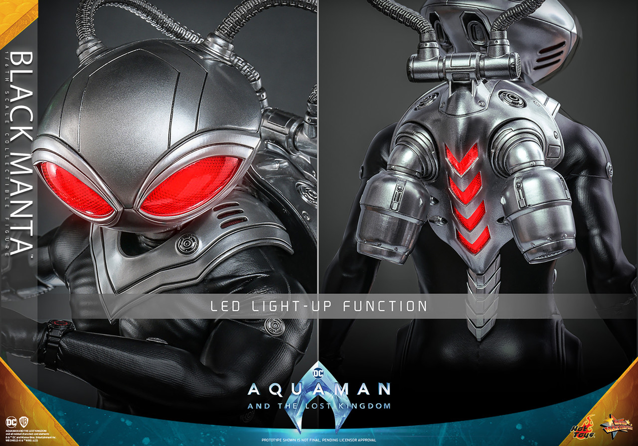 Hot Toys 1/6 MMS739 Black Manta Action Figure Aquaman and the Lost Kingdom 6