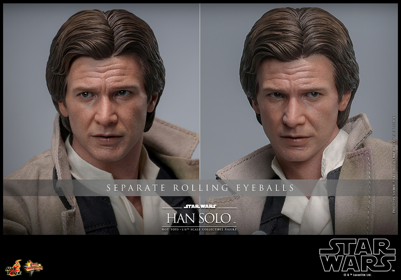 Hot Toys 1/6 MMS740 Han Solo Action Figure  Star Wars Return Of The Jedi 6