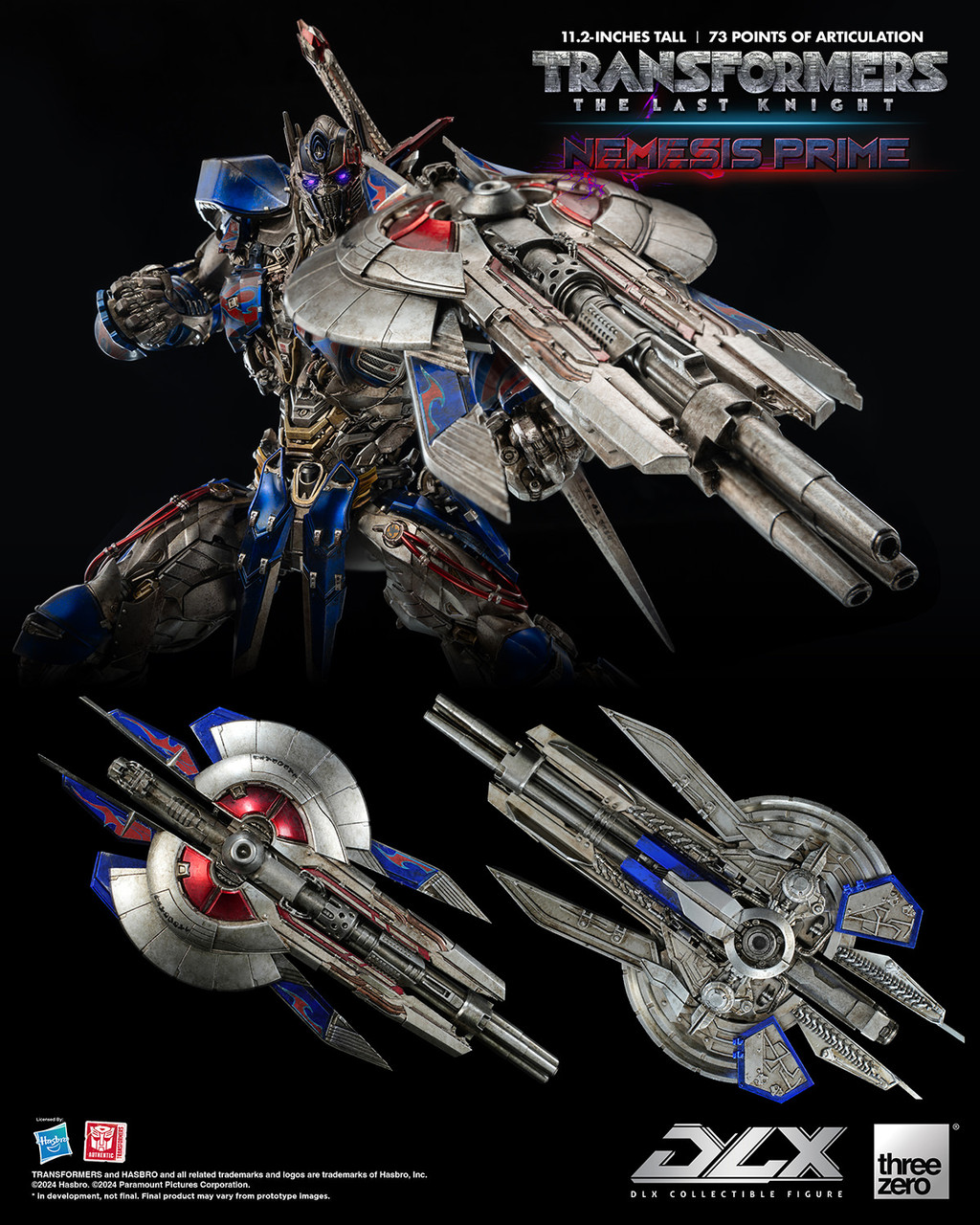 Transformers ThreeZero The Last Knight 1/6 3Z0579 DLX Nemesis Prime Figure 7