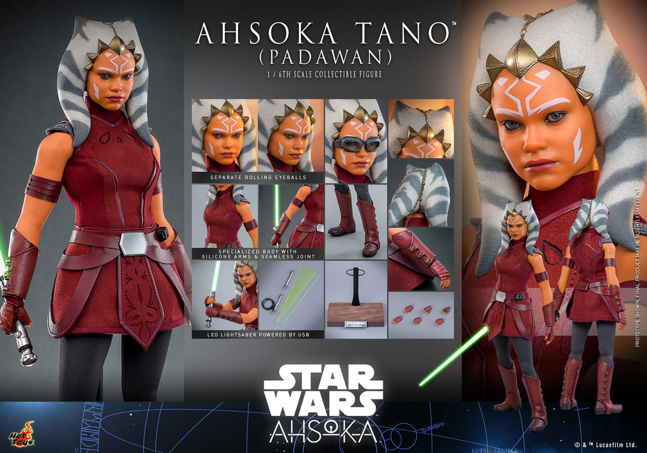 ホットトイズ 1/6 スター・ウォーズ アソーカ・タノ（パダワン） TMS123 Hot Toys 1/6 Ahsoka Tano Padawan