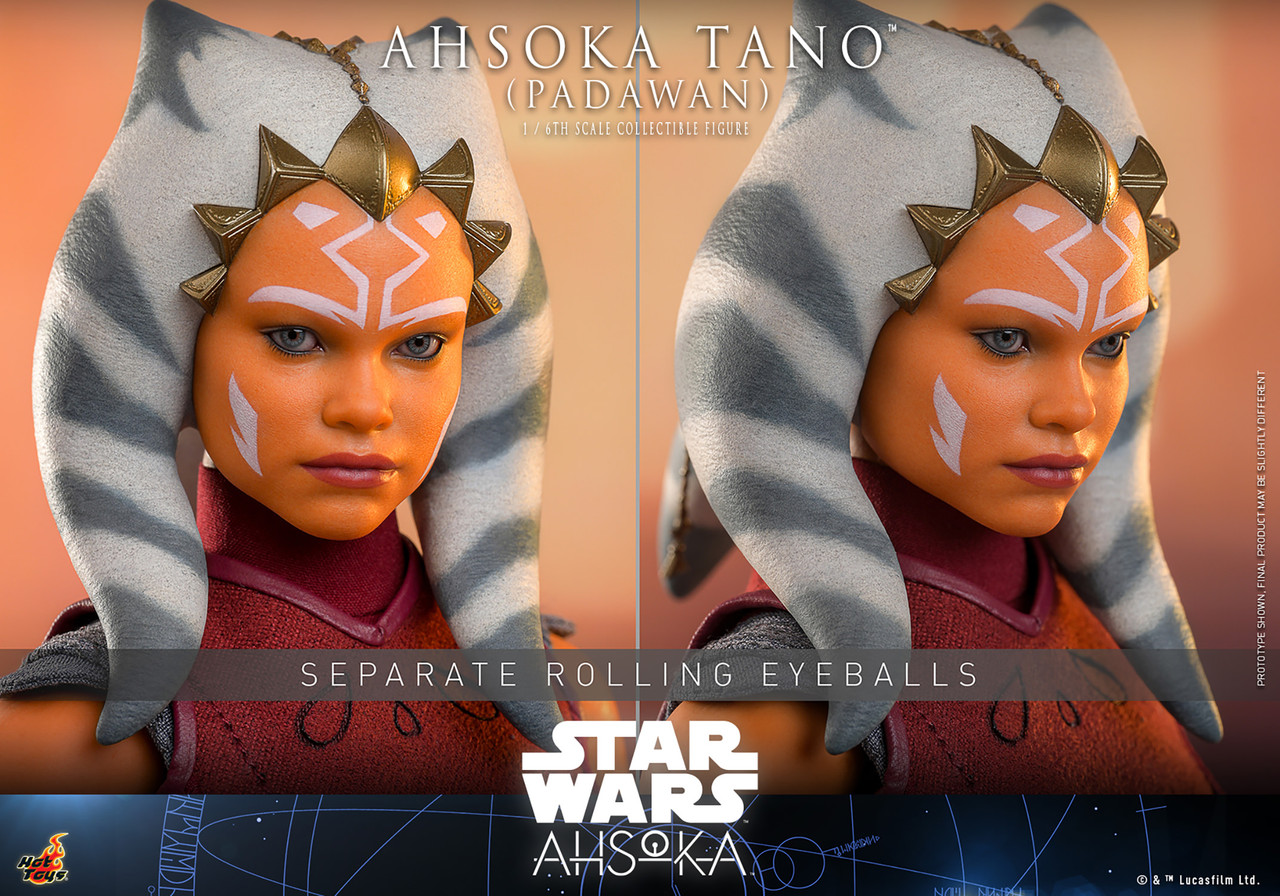 Hot Toys 1/6 TMS123 Ahsoka Tano Padawan Action Figure 7