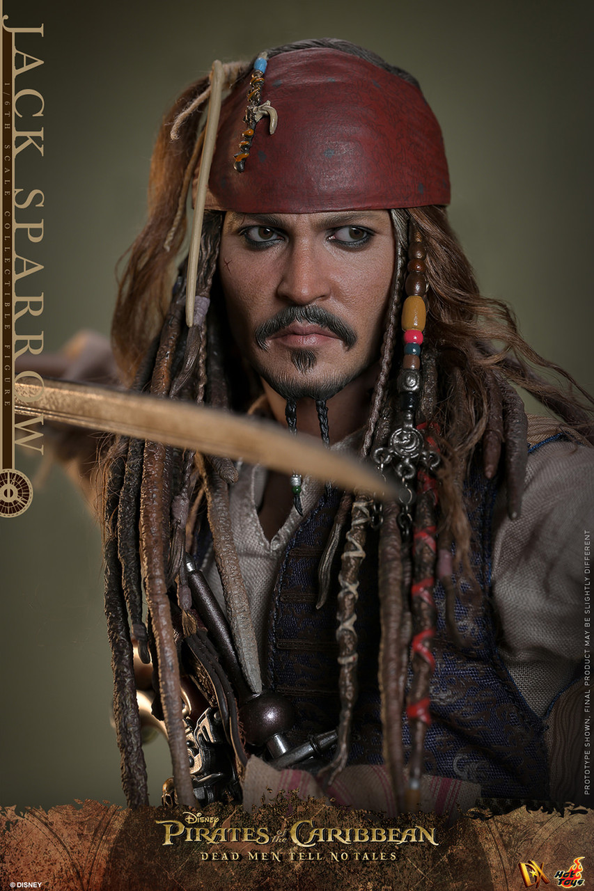 Hot Toys 1/6 DX37 Jack Sparrow Action Figure Pirates of the Caribbean Dead Men Tell No Tales 4