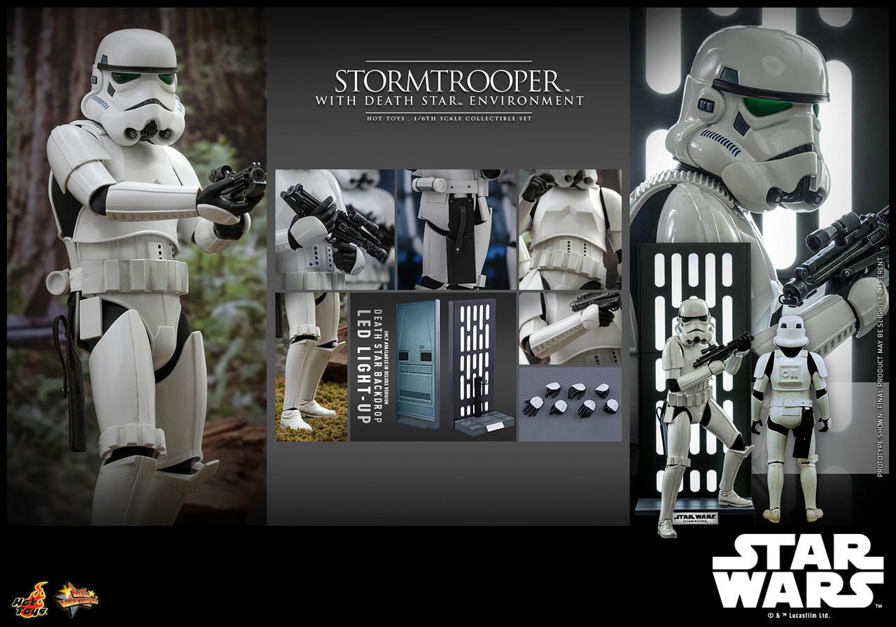 Hot Toys 1/6 MMS736 Stormtrooper with Death Star Environment figure set 7