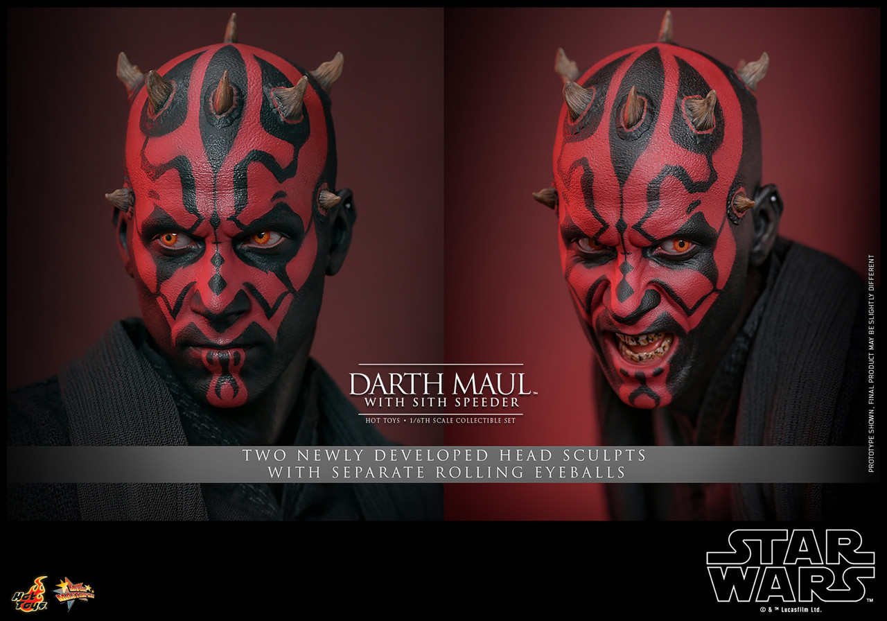 Hot Toys 1/6 Darth Maul w/Sith Speeder