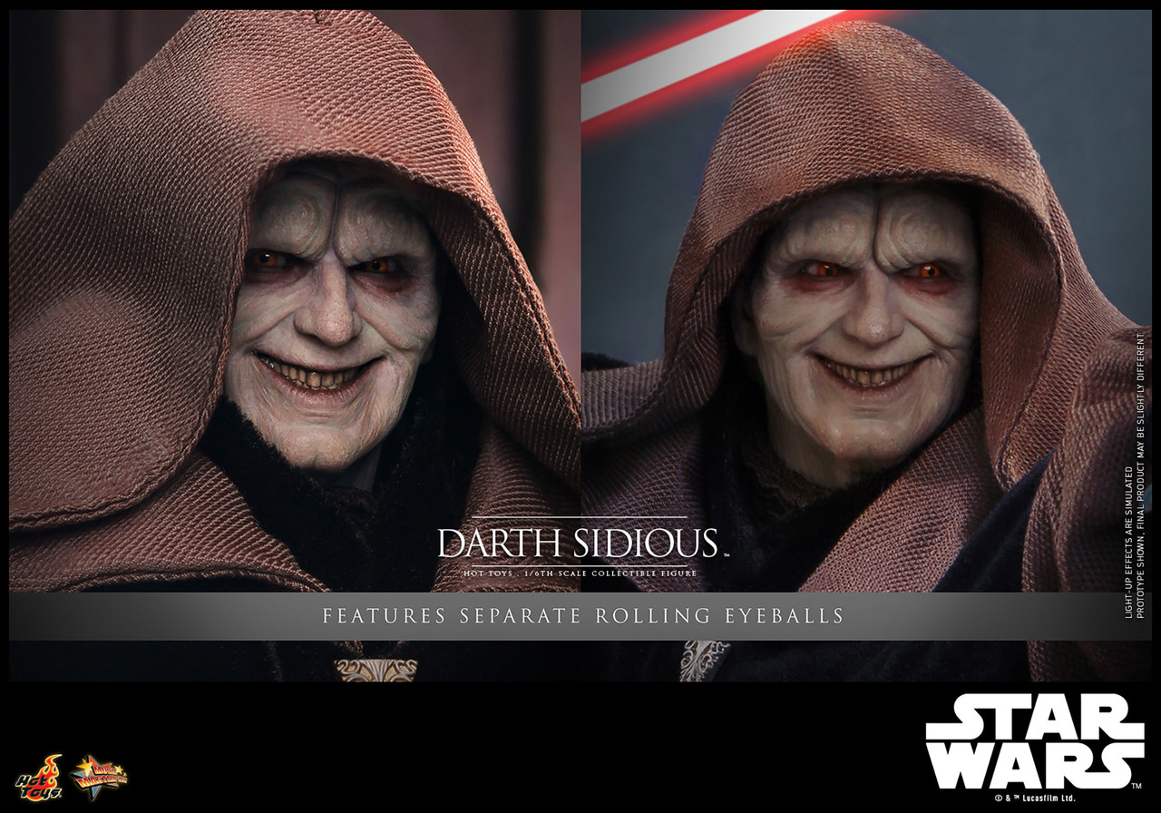 Hot Toys 1/6 Darth Sidious ROTS Figure