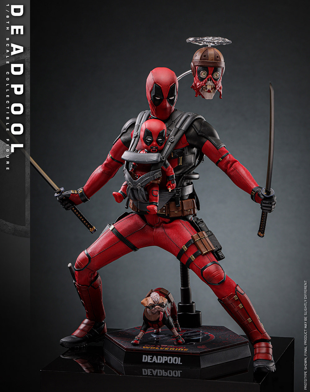 Hot Toys 1/6 MMS746 Deadpool Deluxe Collector Edition Action Figure 2