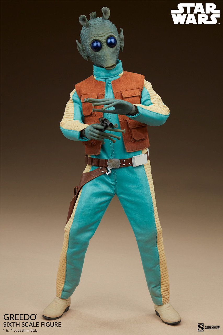 巻*駿様 スター・ウォーズ【グリード】1/6フィギュア　SIDESHOW(サイド Sideshow 1/6 Greedo Action Figure