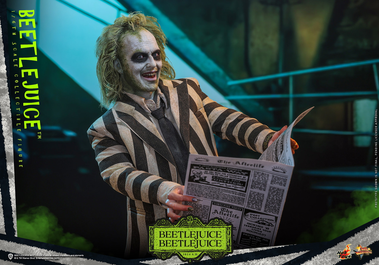Hot Toys 1/6 Beetlejuice Action Figure
