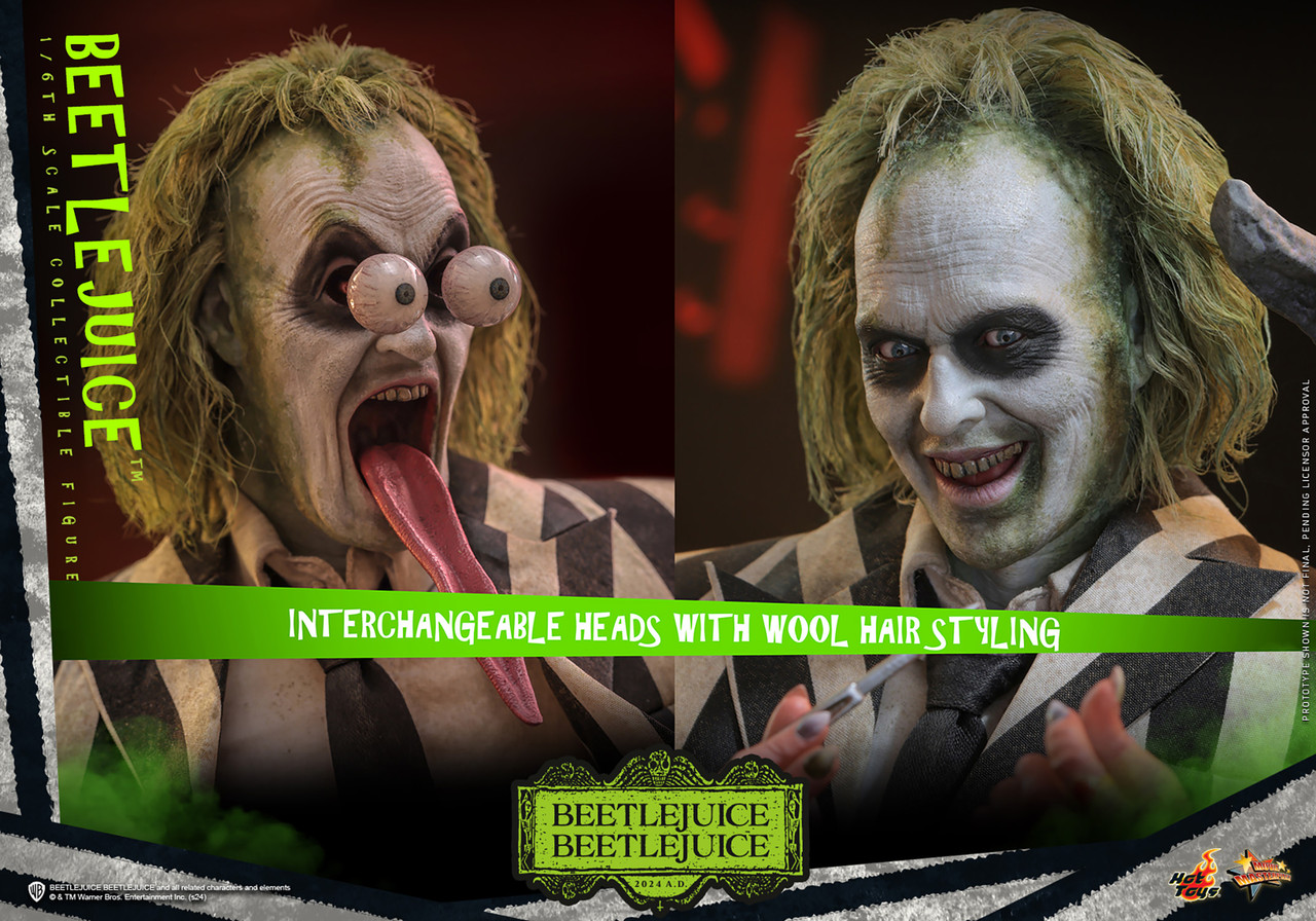 Hot Toys 1/6 Beetlejuice Action Figure