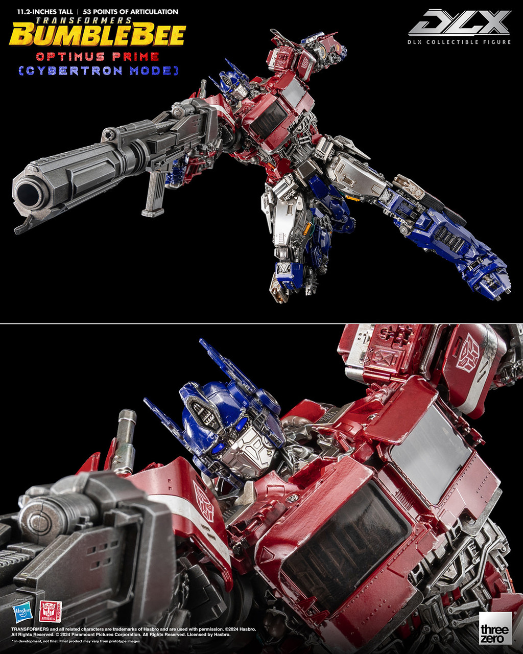 Threezero: 11.2" DLX Optimus Prime (Cybertron Mode) Action Figure 3Z06500W0 7